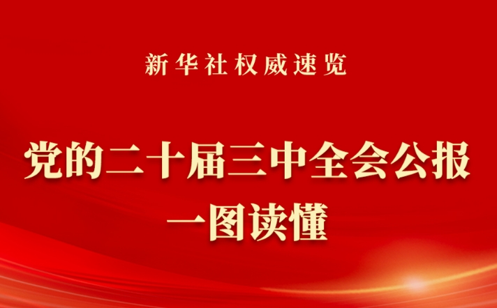 新华社权威速览 | 党的二十届三中全会公报一图读懂